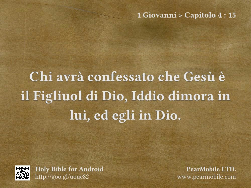 1 Giovanni, Capitolo 4:15